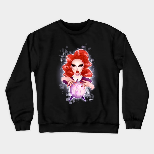 Krystal Ball - Scryer Crewneck Sweatshirt by krystalballdiva